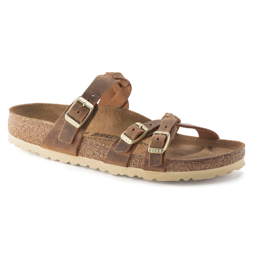 Birkenstock Women's Franca Braid Oiled Leather Regular/Wide