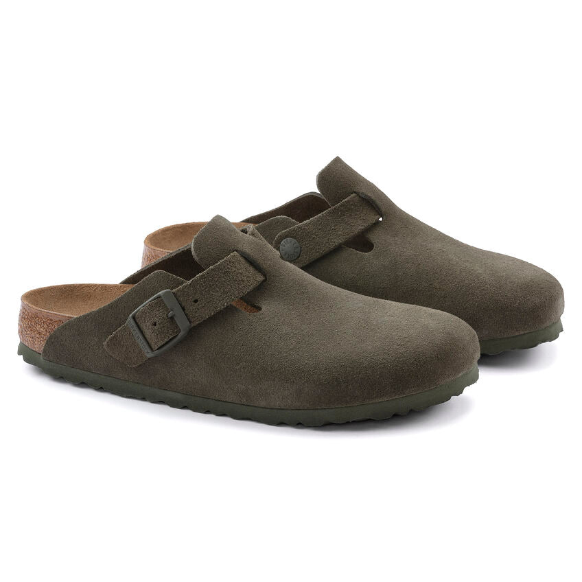 Birkenstock Boston Suede Leather Narrow