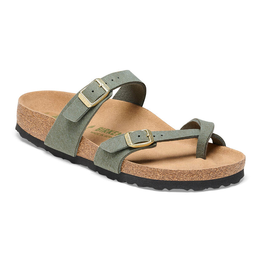 Birkenstock Women's Mayari Synthetics Soft Birki Vegan Thyme