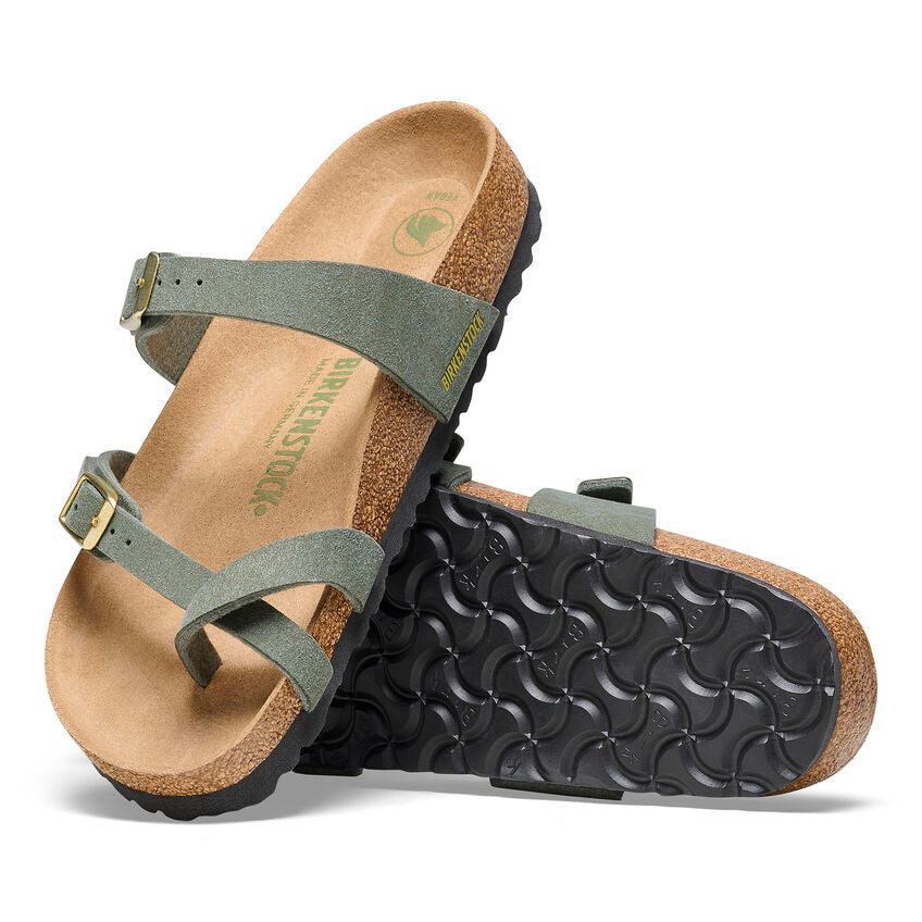 Birkenstock Women's Mayari Synthetics Soft Birki Vegan Thyme
