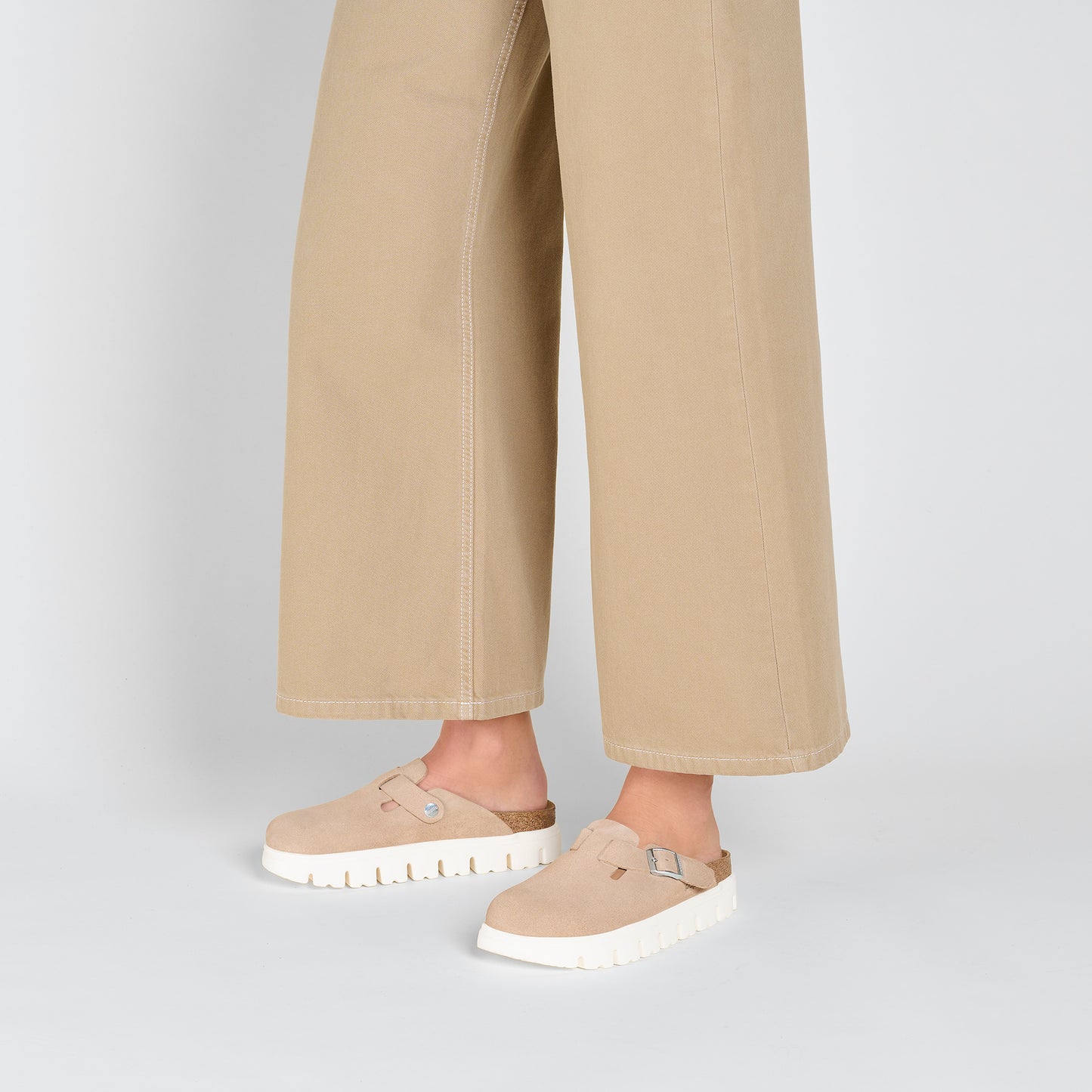 Birkenstock Women's Boston Chunky Suede Leather