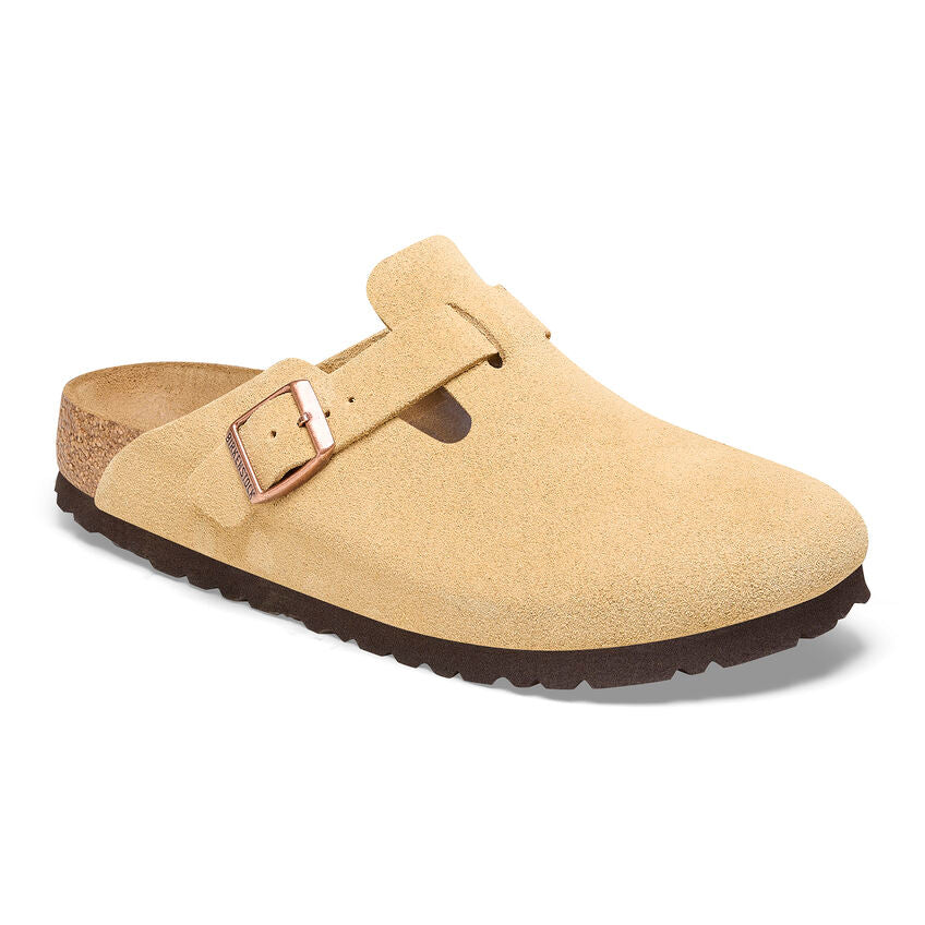 Birkenstock Boston Suede Leather Narrow