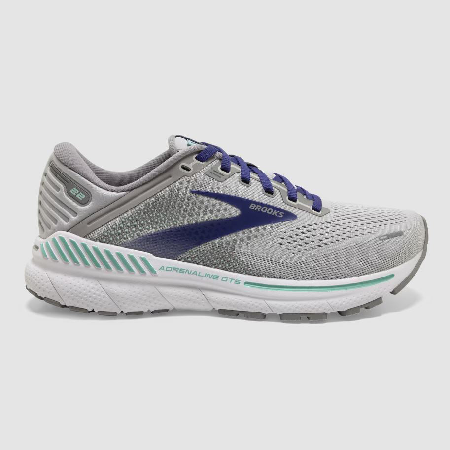 Brooks Women's Adrenaline GTS 22 - Alloy/Blue/Green