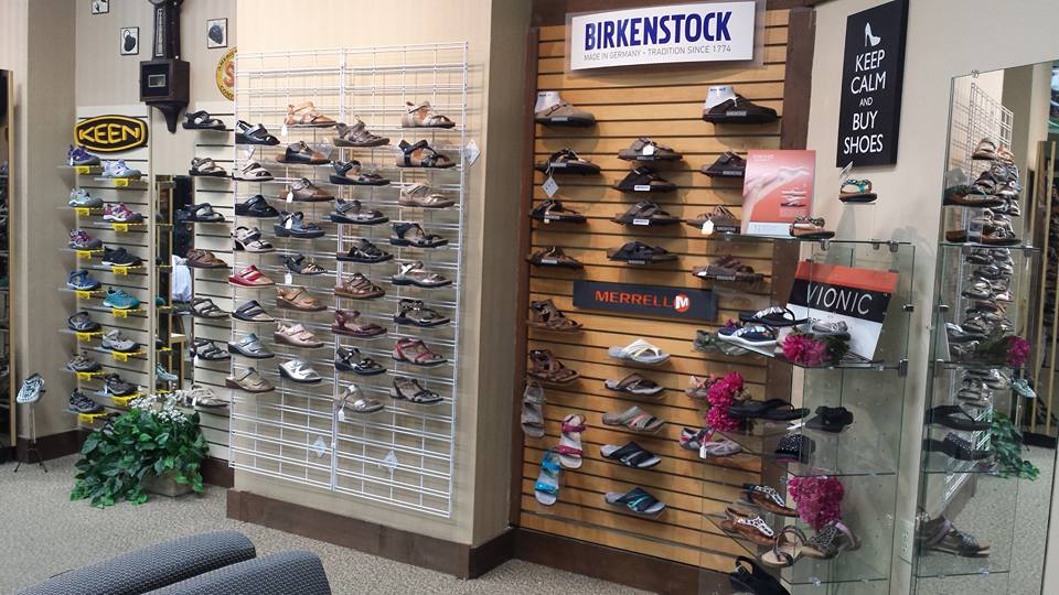 Brand Shoe Displays at Dale's Bootery