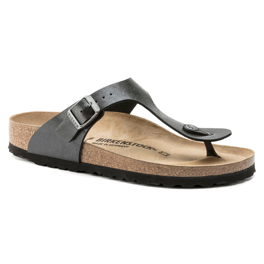 Birkenstock Women's Gizeh Birko-Flor Regular/Wide - Licorice