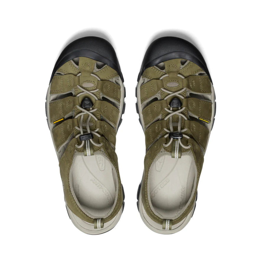 Keen Men's Newport Leather - Martini Olive/Brindle