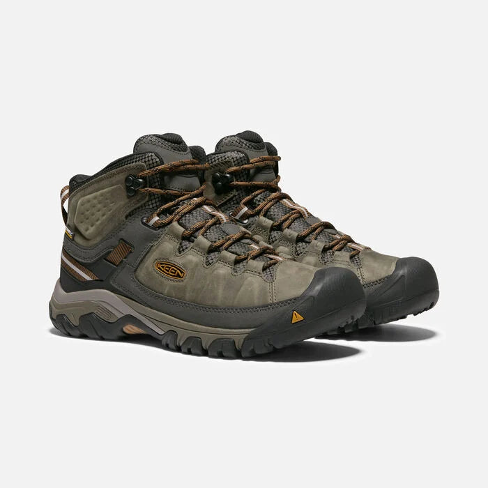 Keen Targhee III Mid Waterproof Wide 10 Black Olive Golden Brown Men s