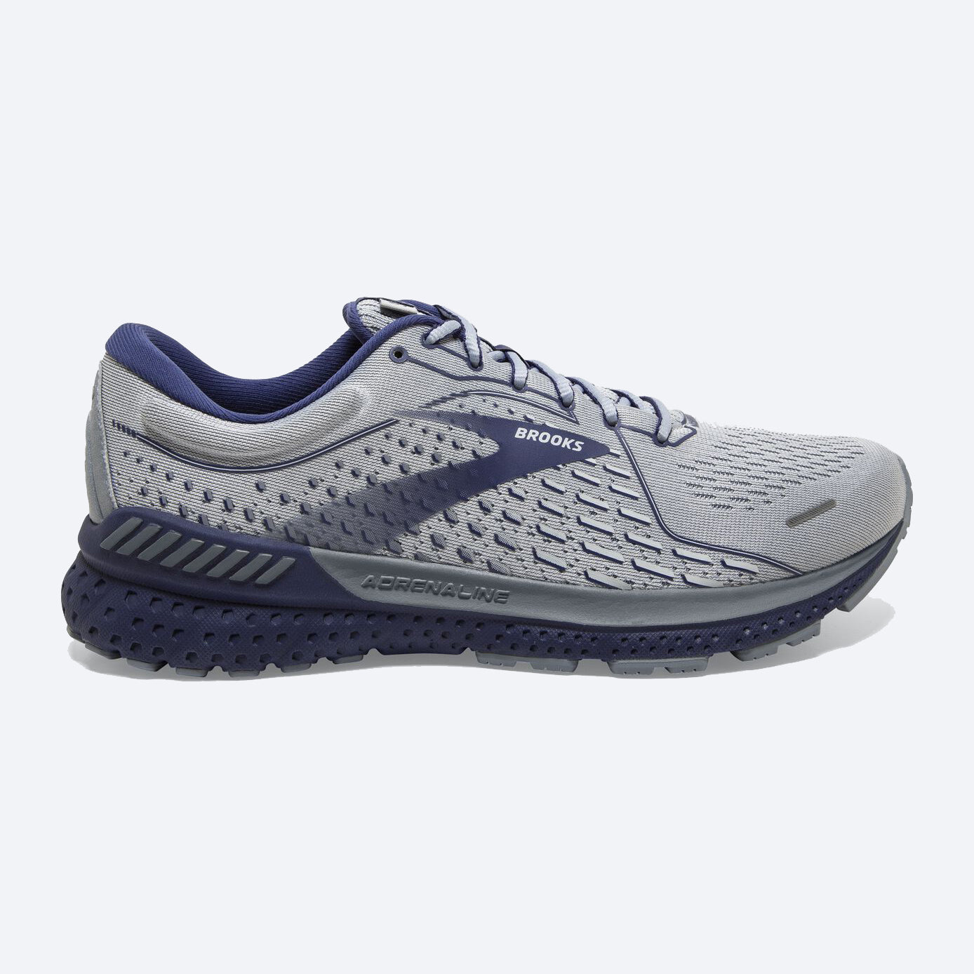 Brooks Men's Adrenaline GTS 21 - Grey/Tradewinds/Cobalt