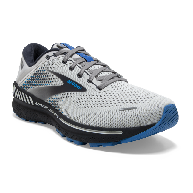 Brooks Men's Adrenaline GTS 22 - Oyster/India Ink/Blue