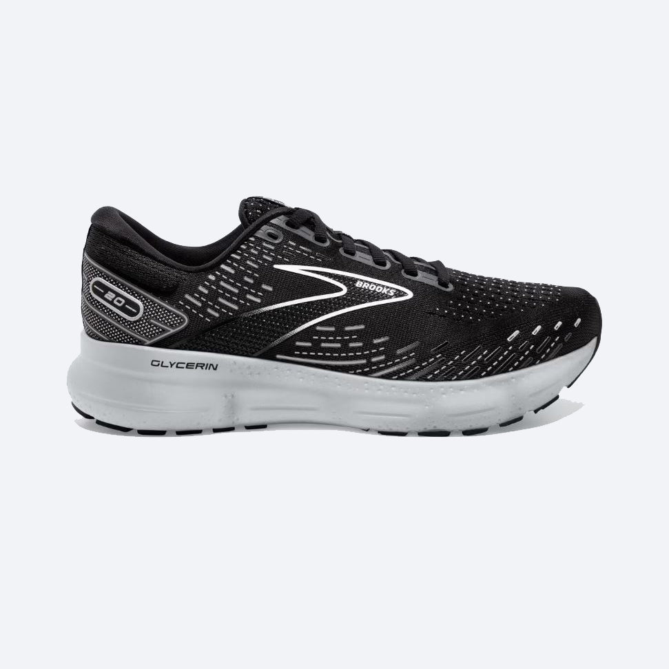 Brooks Men's Glycerin 20 - Black/White/Alloy