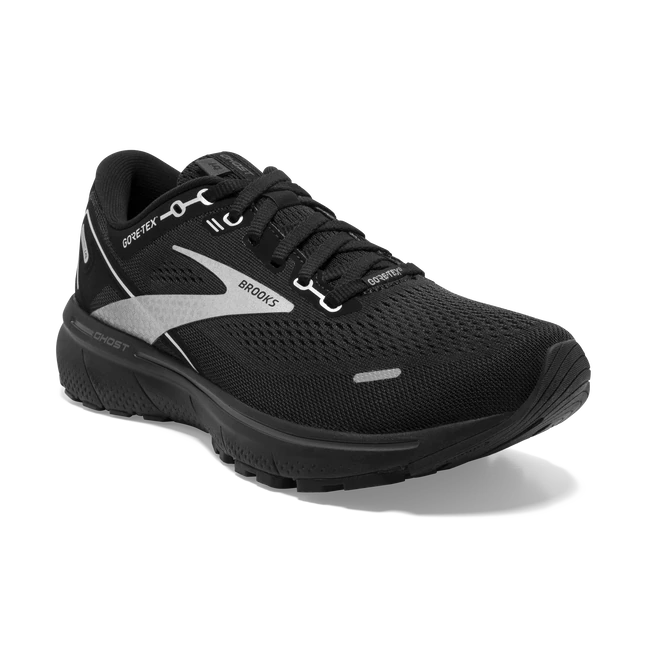Brooks Women's Ghost 14 GTX - Black/Blackened Pearl/Aquaglass