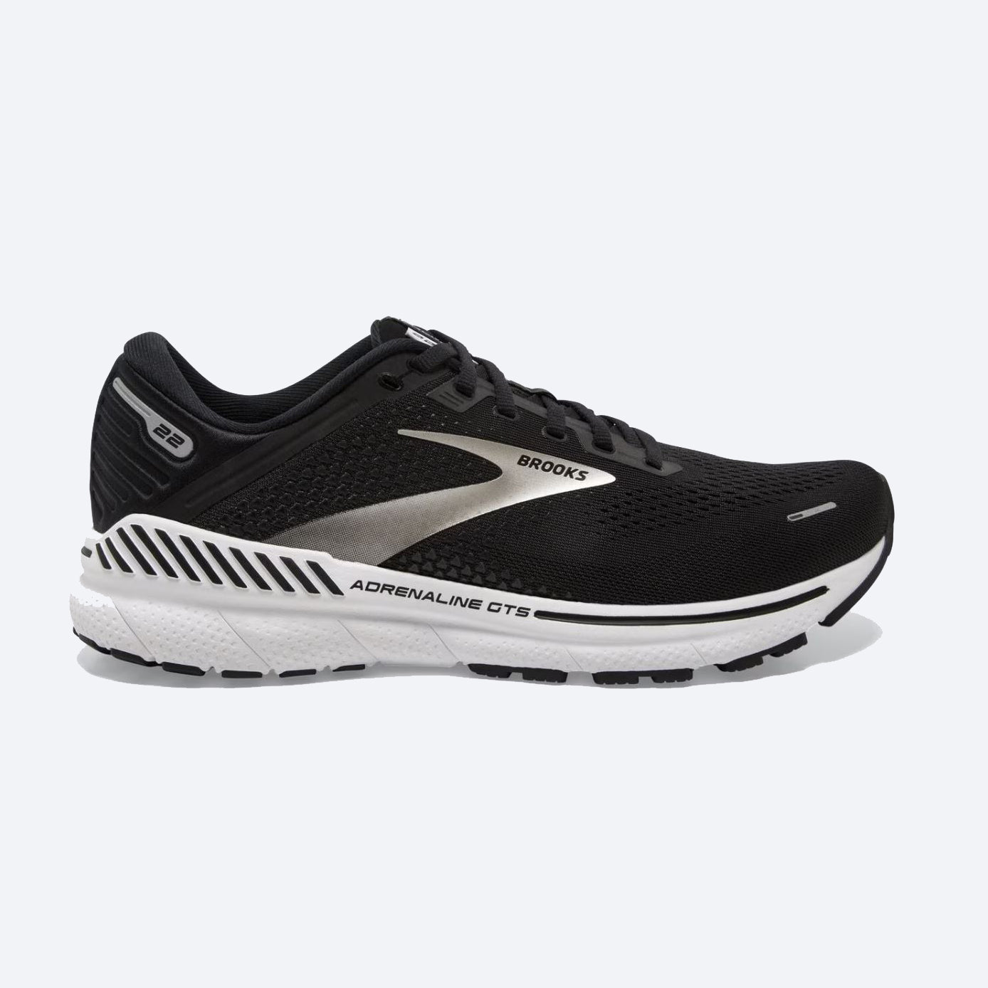 Brooks Men's Adrenaline GTS 22 - Black/Silver/Anthracite