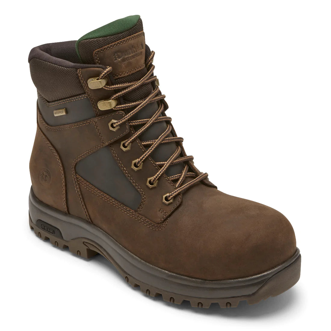 Dunham Men's 8000Works 6"Inch Plain Toe Boot - Waterproof