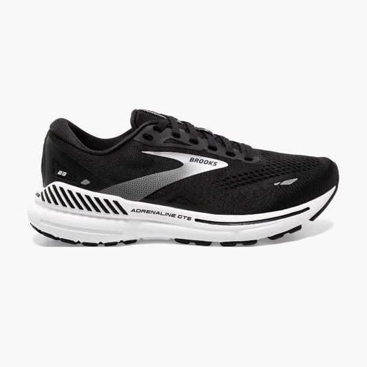 Brooks Men's Adrenaline GTS 23 - Black/White/Silver