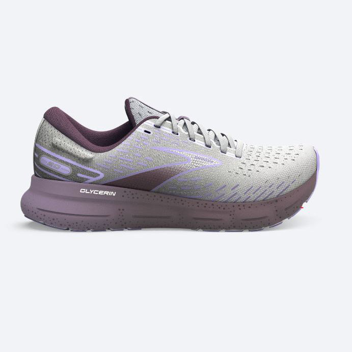 Brook's Women's Glycerin 20  - White/Orchid/Lavender