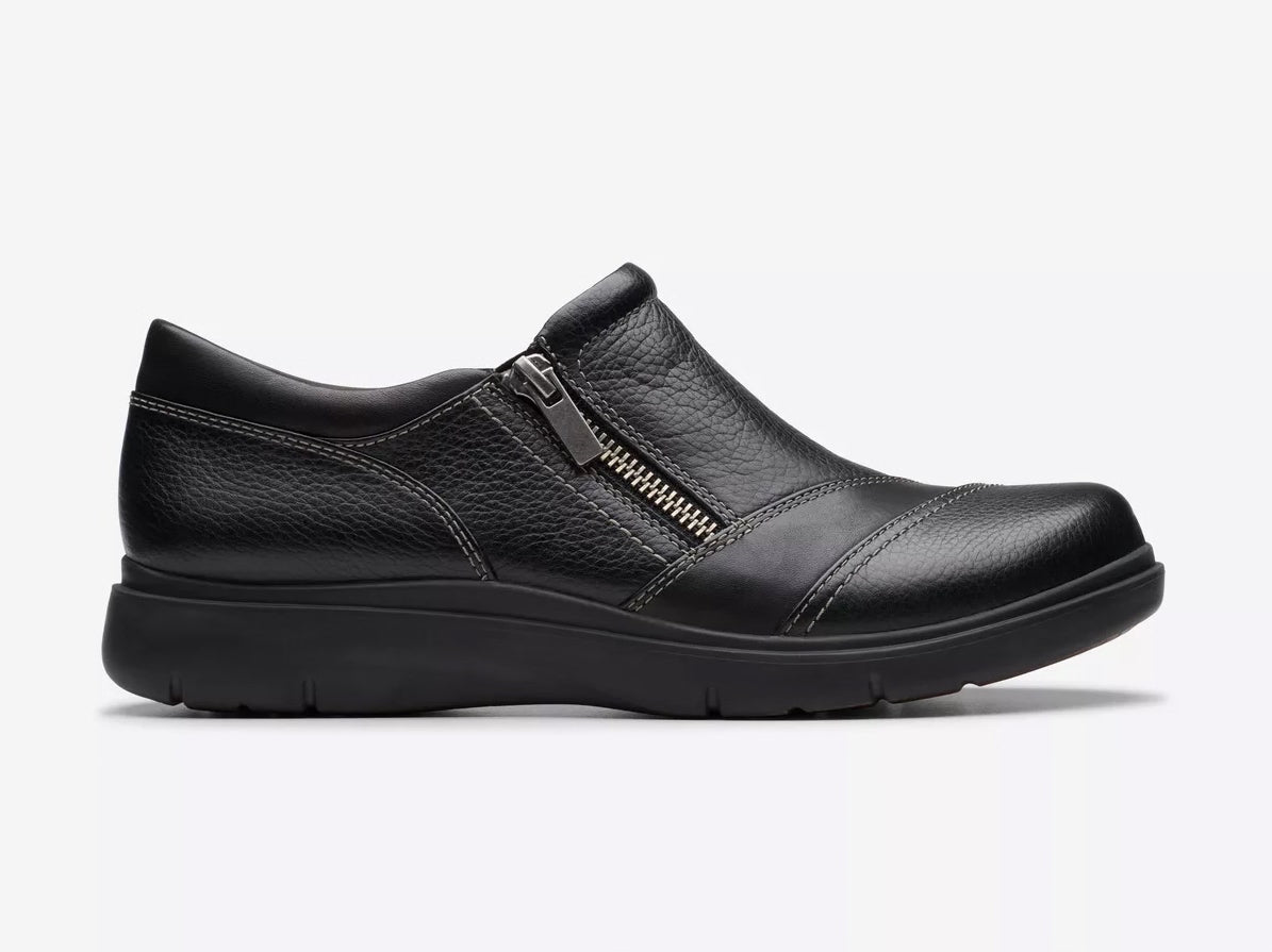 Clark's Women's Certina Pure Black Leather