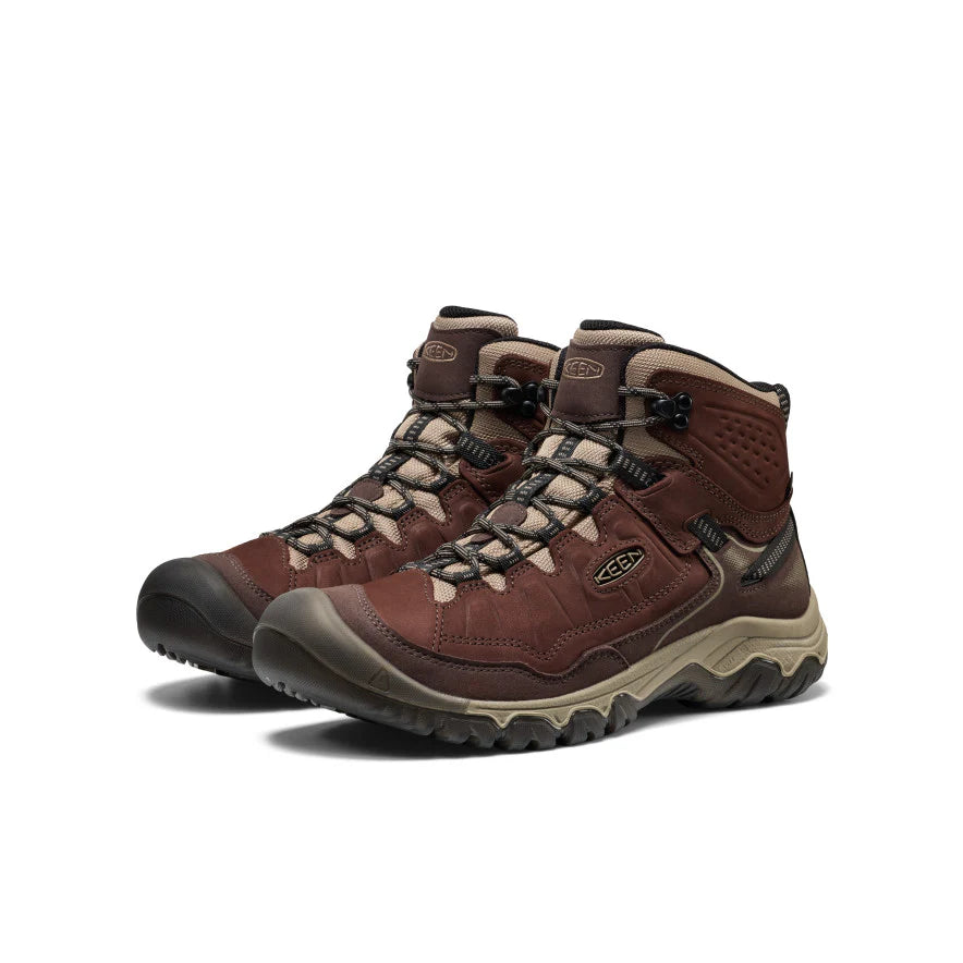 Keen Men's Targhee IV Waterproof Hiking Boot - Java/Brindle