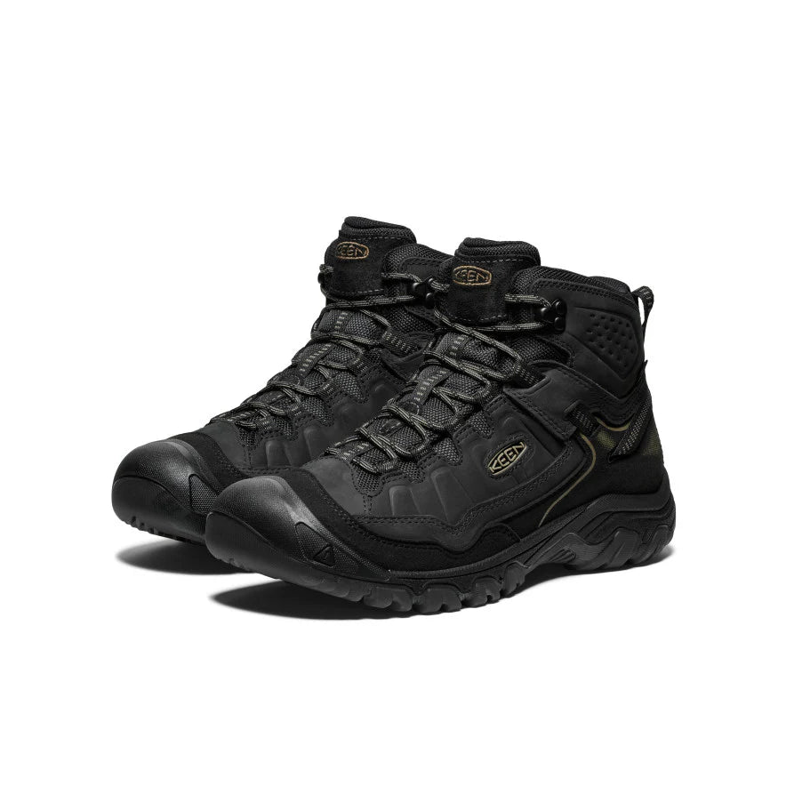 Keen Men's Targhee IV Waterproof Hiking Boot - Triple Black