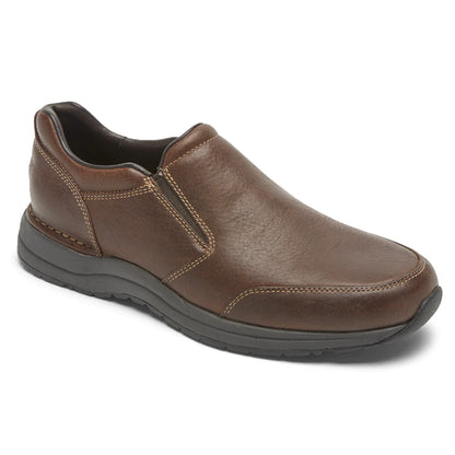 Rockport Edge Hill II Double Gore Men's Slip On - Brown Size 11 Rockport Edge Hill II Double Gore Men's Slip On - Brown Size 11