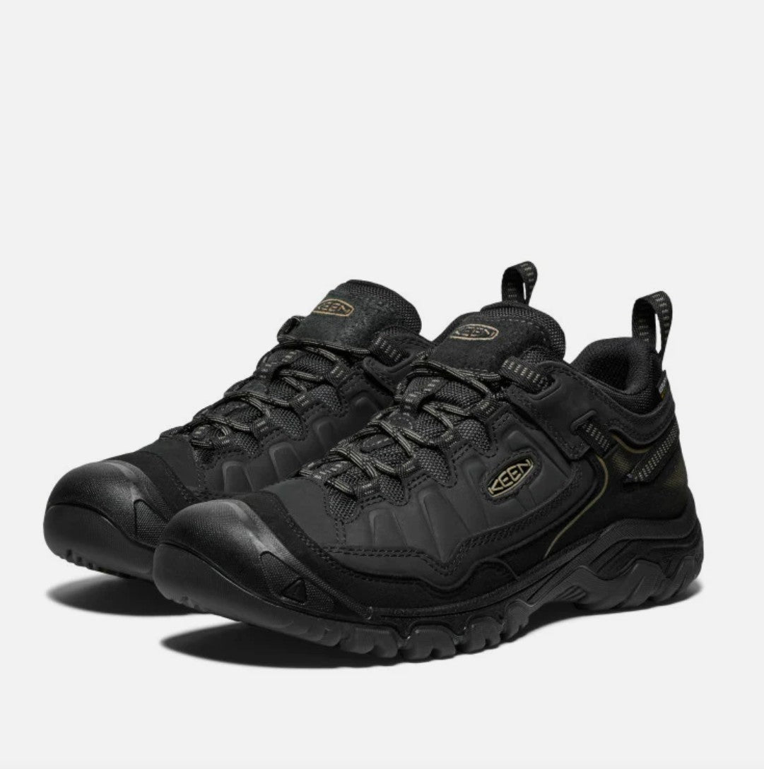 Keen Men's Targhee IV Waterproof Hiking Shoe - Triple Black